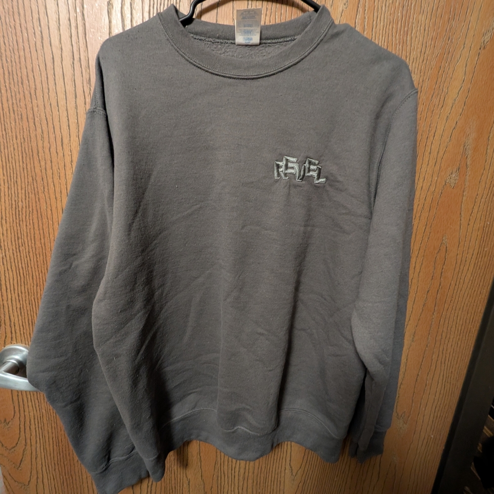 Charcoal Crewneck Sweater for Men